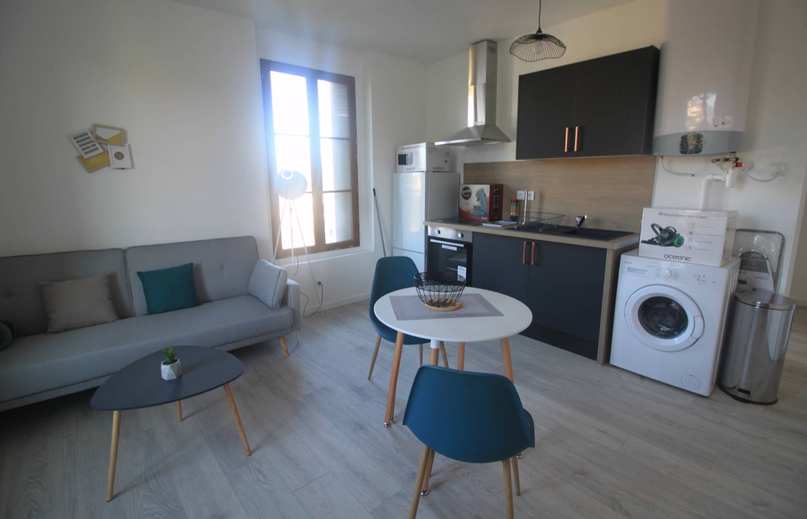 HAUTEURS DE DIEPPE, bel appartement à louer meublé