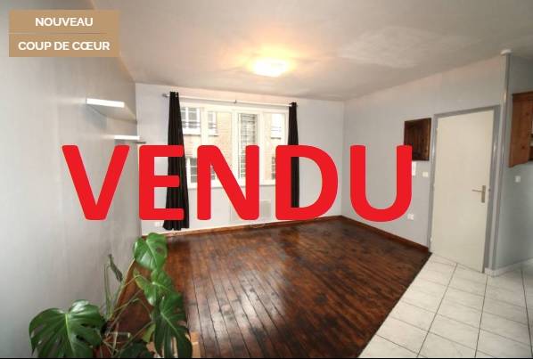 A VENDRE APPARTEMENT DE TYPE T3 - 1er étage - 2 Chambres - Lumineux et calme - Cœur du centre-ville de DIEPPE